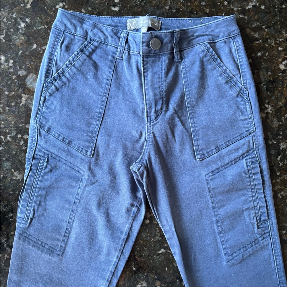 Wit & Wisdom Blue Cargo Pants